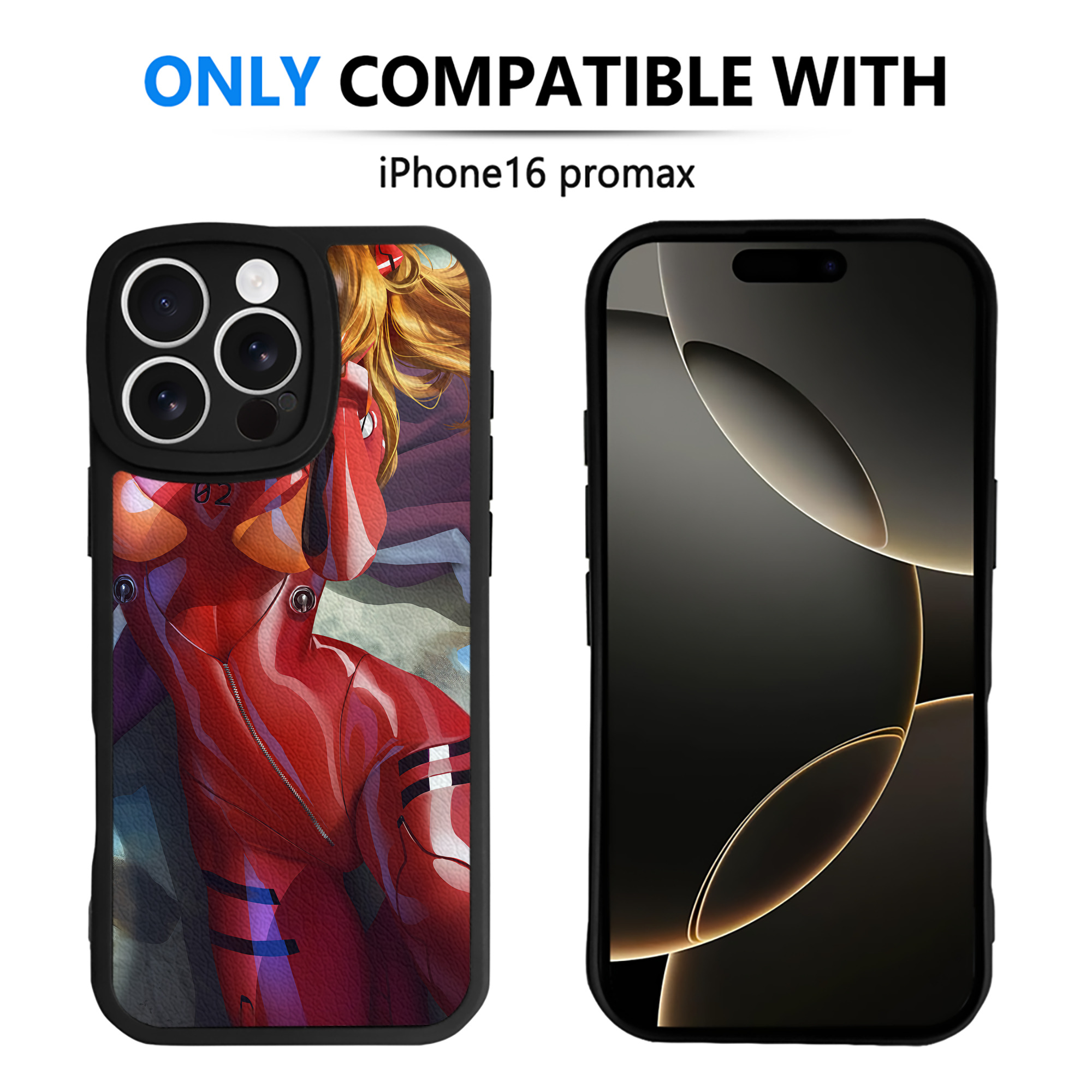 （画像用） EVA 新世紀エヴァンゲリオン 【iPhone 16シリーズ対応】シリコンスマホケース（レザー調） 材質：シリコン